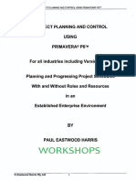 WORKSHOPS Primavera P6 V4 To 7 PDF