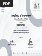 Intrace - Certificate Awareness Training Coating Inspector 795