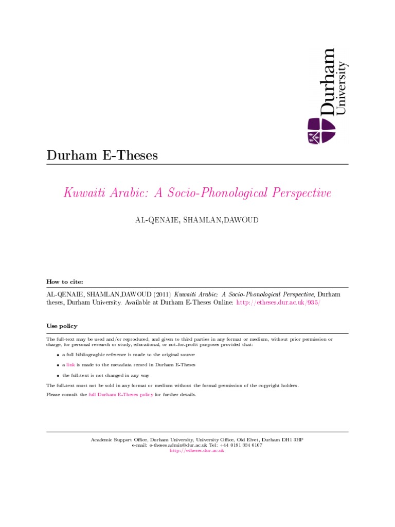 Kuwaiti Arabic | PDF | Arabic | Grammatical Number