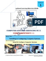 Computer Systems Servicing NC Ii: Core Competency # 1