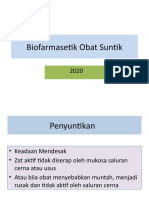 Biofarmasetik Obat Suntik