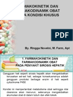 Farmakokinetik Dan Farmakodinamik Obat Pada Kondisi Khusus: By. Ringga Novelni, M. Farm, Apt