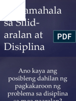 Pamamahala Sa Silid-Aralan at Disiplina