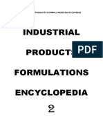 Industrial Products Formulations Encyclopedia 2 e Textbook PDF