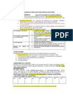 Requisitos y Plan Credito Educativo