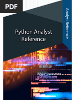 Python Analyst Reference