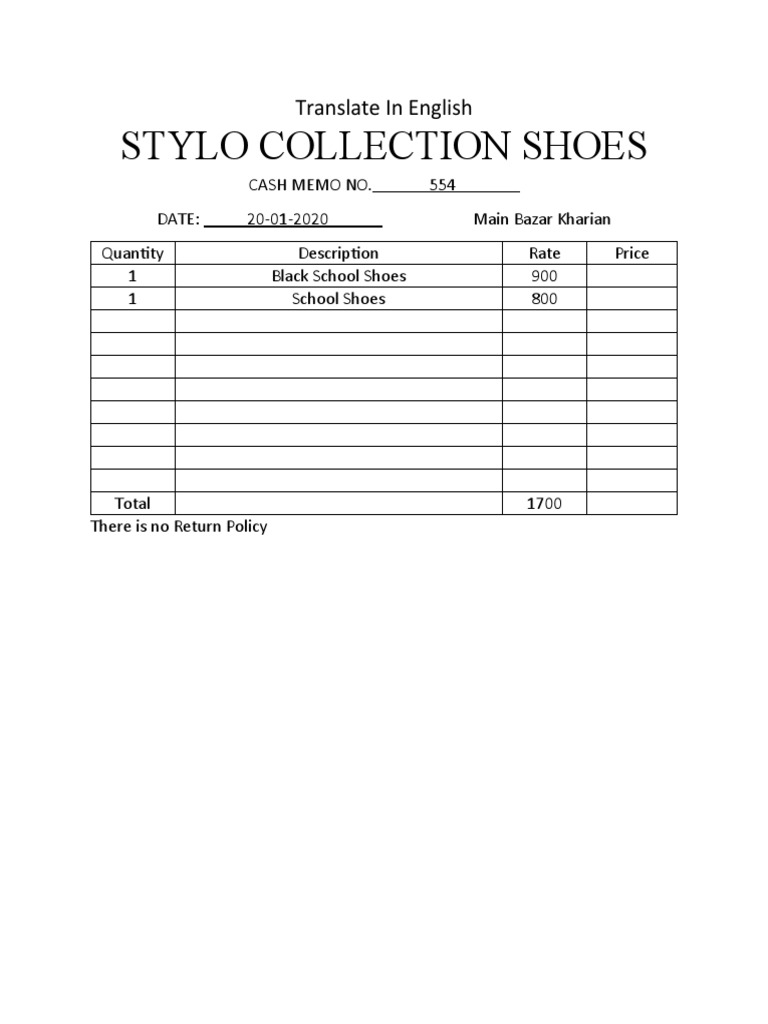 Stylo Collection Shoes | PDF