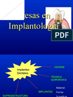 Fresas en Implantología