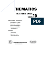 Mathematics: Teacher'S Guide