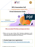 MHRD's Innovation Cell: Portal Submission Guide