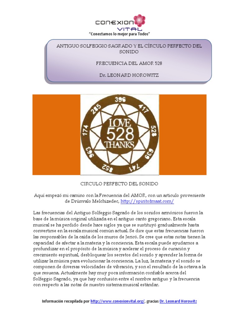 Frecuencias Sagradas del Solfeggio | PDF | Guitarras | Escala (música)