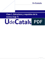 Clase 1. Estructura y Requisitos de La Norma ISO9001 Cap 7