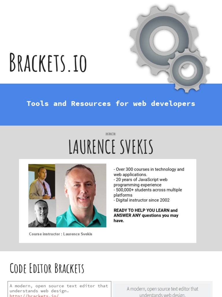 An Introduction to the Brackets Code Editor Tools, Resources, and