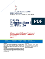 MODUL PAJAK (6) - PPH 21 26 Bagian Ke-2