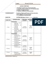 Module 1 - The Nature and Process of Communication, Models of Communication, Strategies