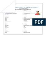 Exam Enrolment Acknowledgement