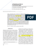 2008 in Vitro Cytotoxicity of Maxillofacial Silicone Elastomers