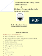 Technological, Environmental and Policy Issues in The Chemical & Petrochemical Industry Sector With Particular Emphasis On Smes