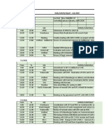 GVR Activity sheet July onwards