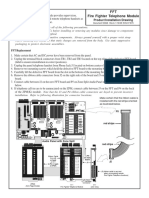 Fire Fighter Telephone Module Manual