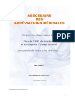 Les Abréviations en Médecine