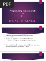 Programming Fundamentals in C++: Practical#14)