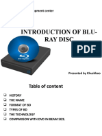 Introduction of Blu-Ray Disc