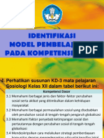 Identifikasi Model Pembelajaran Pada KD SMA