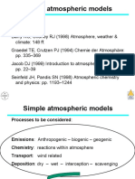 Simple Atmospheric Models: References