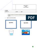 Guía Clase 1 Distribución de Agua Dulce y Salada