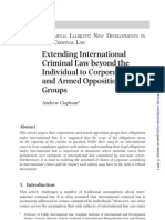 7. Extending International Criminal Law Beyond the Individual to Corporations and Armed Opposition Groups