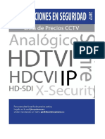 CCTV Lista de Precios PDF