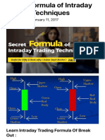Intraday Trading Techniques, Formula & Tricks - 100% Profitable