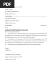 Surat rayuan pertukaran