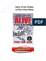 Alive The Story of The Andes Survivors B PDF