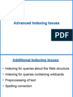 Advanced Indexing Issues