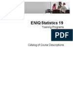 ENIQ Statistics 19: Training Programs