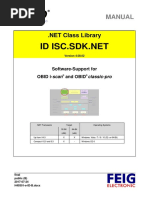 Manual: Software-Support For OBID I-Scan and OBID