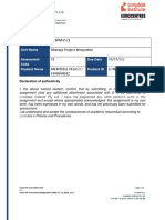 BSBPMG521 - Manage Project Integration - Meritxell Velasco - T1 PDF