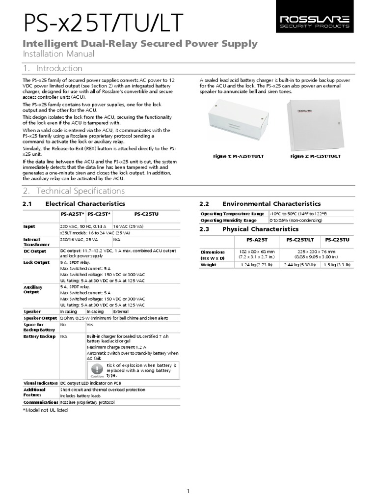 Dual-Relay Power Supply Installation Guide | PDF | Power Supply | Relay