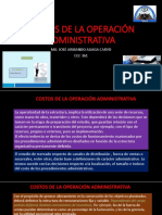 Costos de La Operación Administrativa