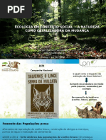 Apresentação- A natureza como catalizadora da mudança