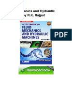 Fluid Mechanics and Hydraulic Machines B PDF