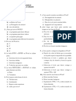 EXAMEN COMPTACION Word 2do Grado