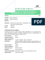 Documentacion Toxicologica para El Establecimiento Del Limte de Exposicion Profesional Del Acetato de Vinilo PDF