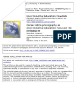 Conservation Photography As Environmenta PDF