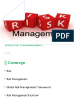 1.introduction To Risk Management
