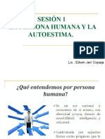 Sesion 1 - La Persona Humana y La Autoestima