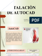 Instalaciòn de Autocad