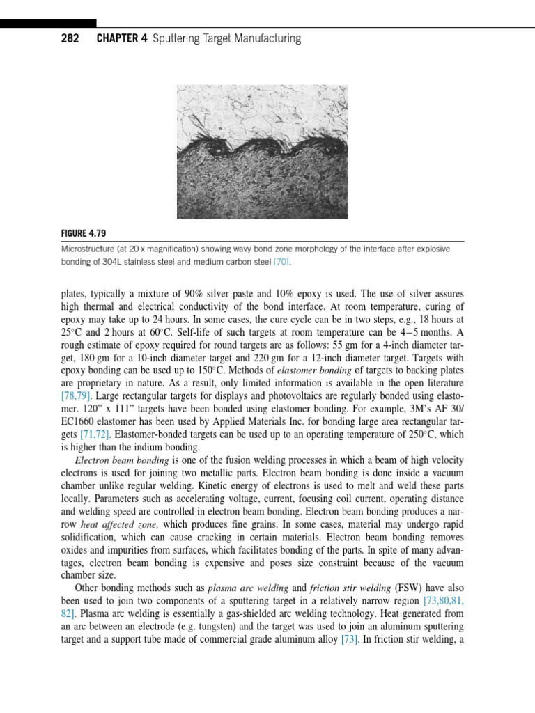 Sputtering Target Bonding Techniques | PDF | Welding | Construction